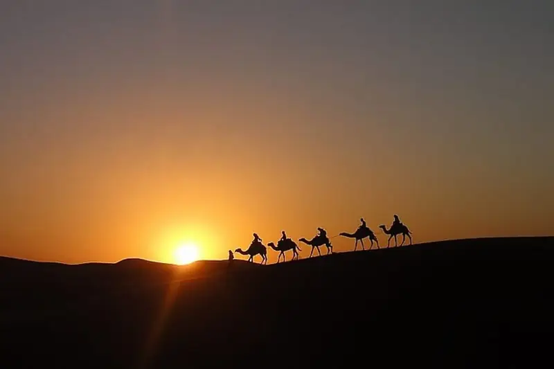 Atardecer en Merzouga – Merzouga